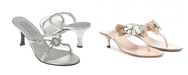 Steal the look: Kelly Rutherford jeweled sandals