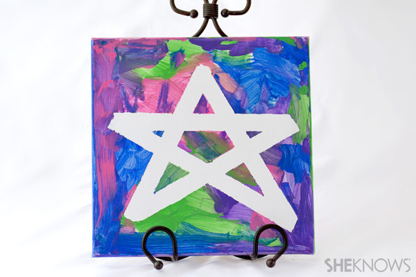 Painter's tape DIY craft