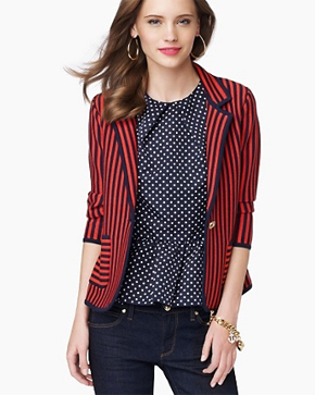 Striped blazer