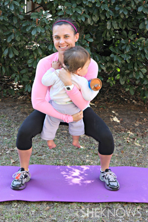 Squat-with-baby