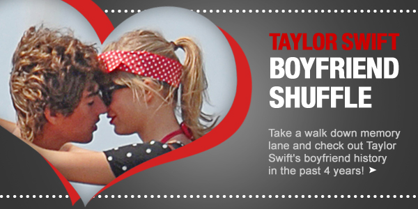 Taylor Swift boyfriend shuffle banner