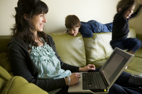 Ann Imig and children