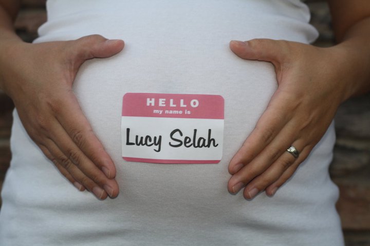 announcement of name of baby