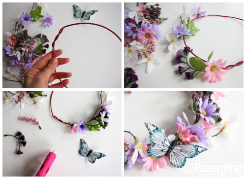 diy floral crown