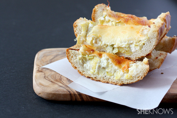 Artichoke dip bread recipe