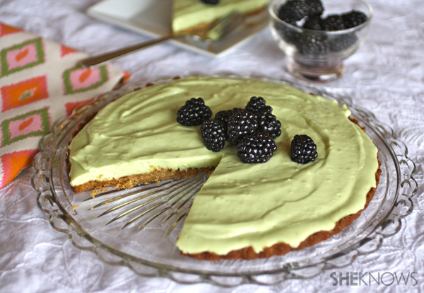 Avocado Cheesecake Tart