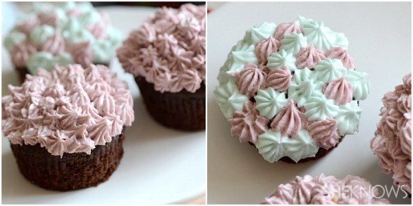 Beautiful flower cupcakes