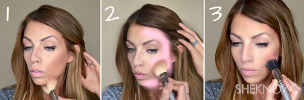 Bronzer: Step by step