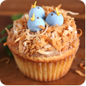 Birds' nest cupcakes