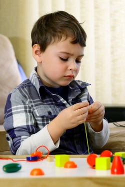 Boy with autism