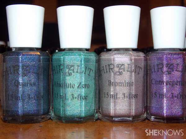 Chirality nail polish