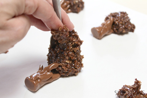 Chocolate “broccoli” cookies recipe
