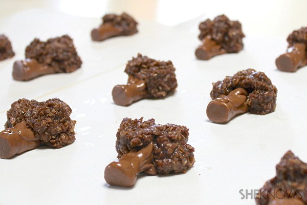 Chocolate “broccoli” cookies recipe