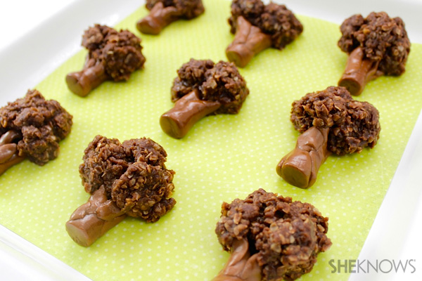 Chocolate “broccoli” cookies recipe