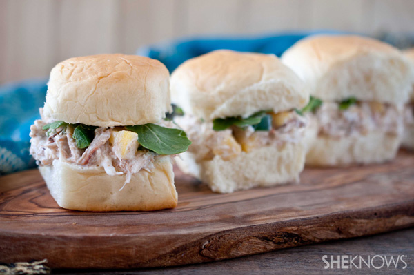 Crab and mango sliders recipe