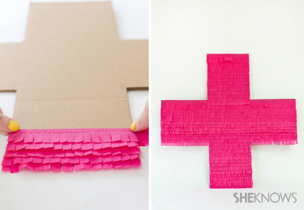 DIY giant fringe photo props