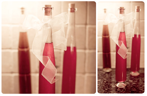 diy wedding favor liquor gifts by Genevieve Nisly