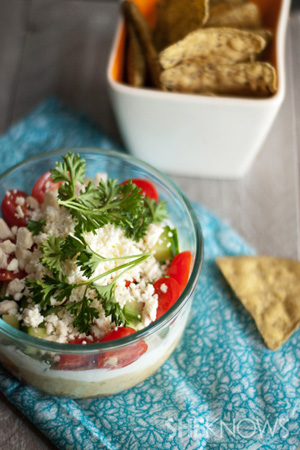 Easy 5 layer Greek dip recipe