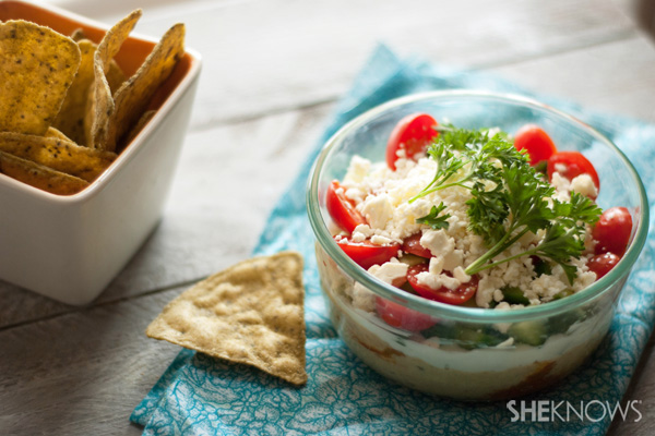 Easy 5 layer Greek dip recipe