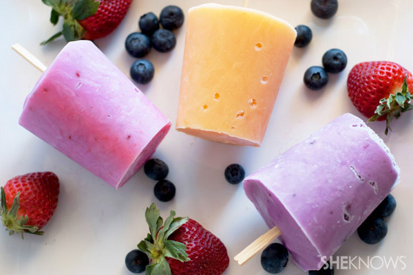 Easy peasy fruit and yogurt popsicles recipe