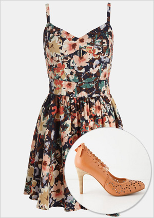Sundress and shoes to match
