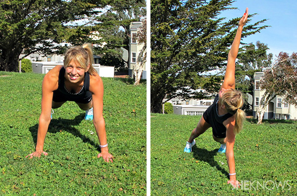 T plank twists