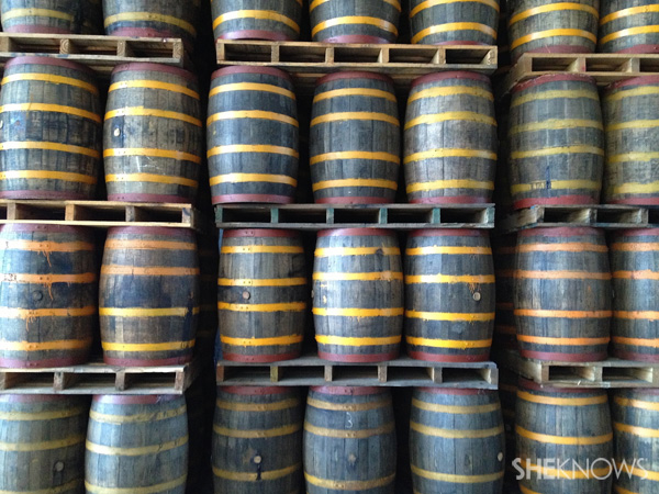 Rum in barells
