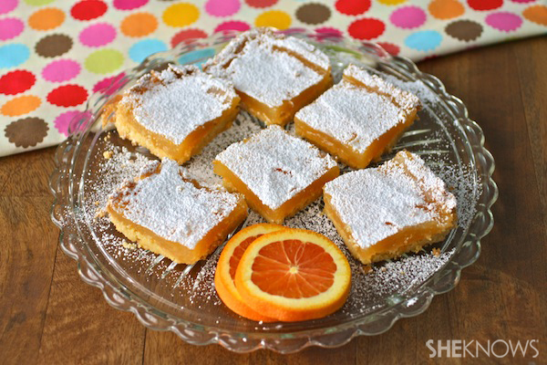 Amazing gluten-free organge bars