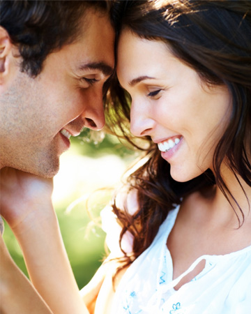 Happy couple in love