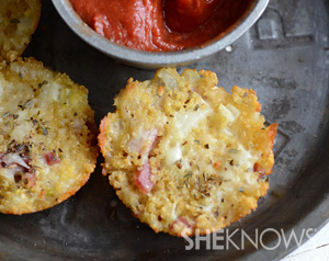 Healthy nibbles: Quinoa pizza bites