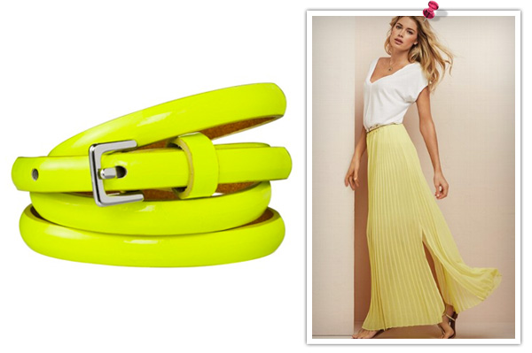 Splashes of yellow
