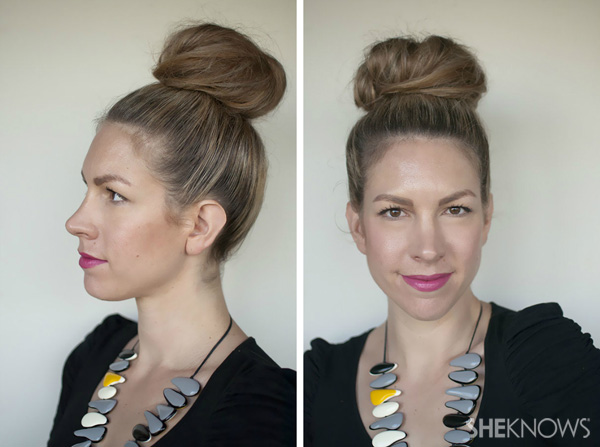 How to: Top knot hairstyle tutorial