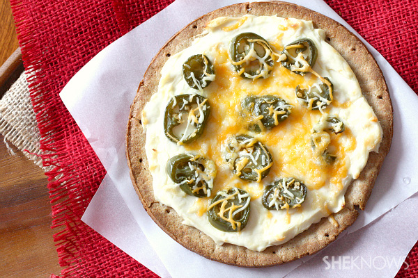 Jalapeno popper pizza