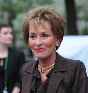 Judge Judy at a Vanity Fair party in 2012.