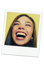 Laughing woman