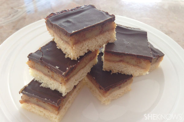Easy peasy caramel slice