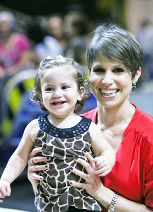 Nicole Feld and daughter Piper