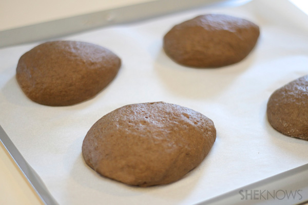 Shape into eggs and bake