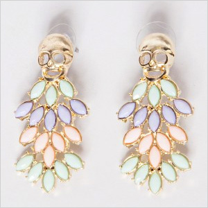 Pastel Skull Earrings