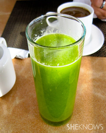 Green lemonade juice