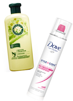 Red carpet hair products