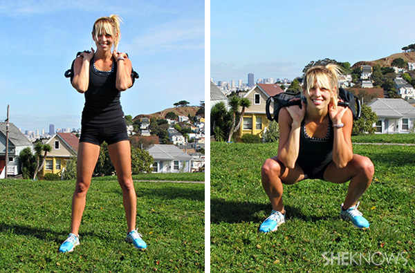 Sandbag squats