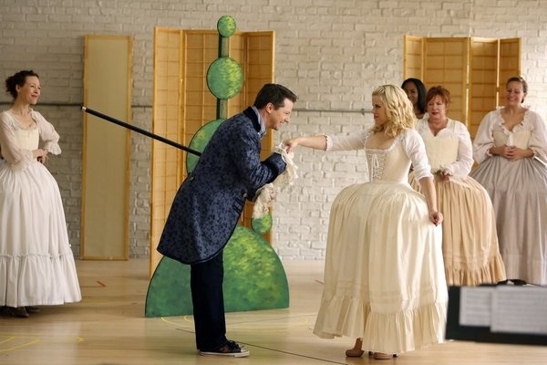 Ivy performs in her new role