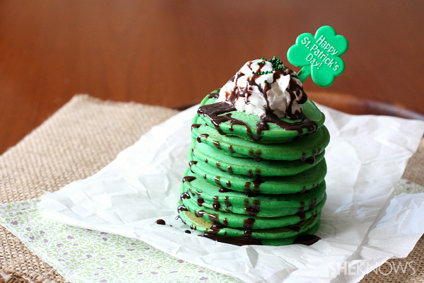 St. Patrick's Day Pancakes 