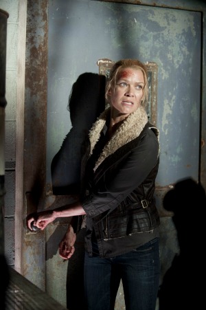 Laurie Holden as Andrea in The Walking Dead season 3 episode 14