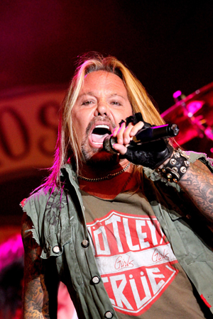 Vince Neil onstage