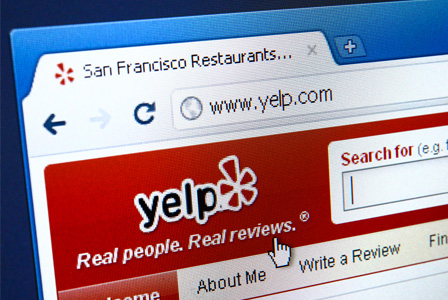 Yelp screenshot