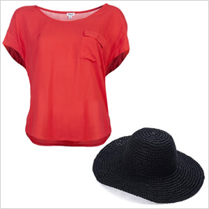 Pink pocket tee
