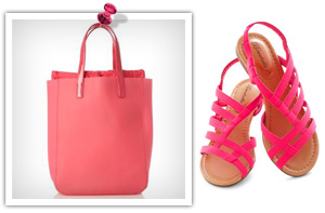 Pink tote