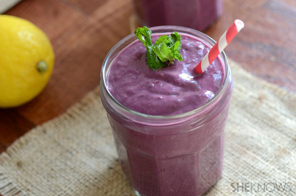 Blackberry smoothies